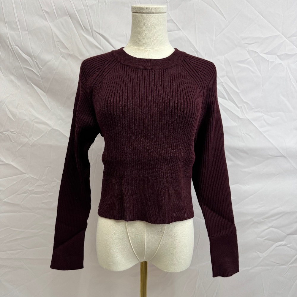 She + Sky Ribbed Long Sleeve Sweater. Brand New with Tags. Size Large